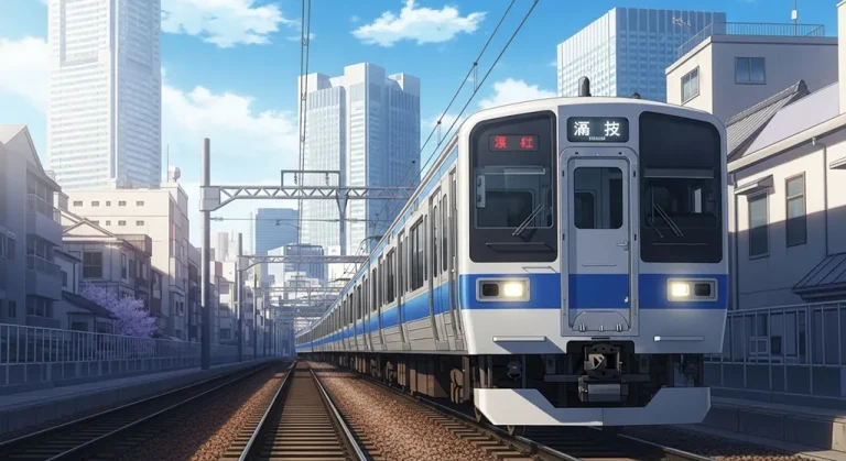 High-quality anime train ultra HD wallpaper in 4K resolution for computers