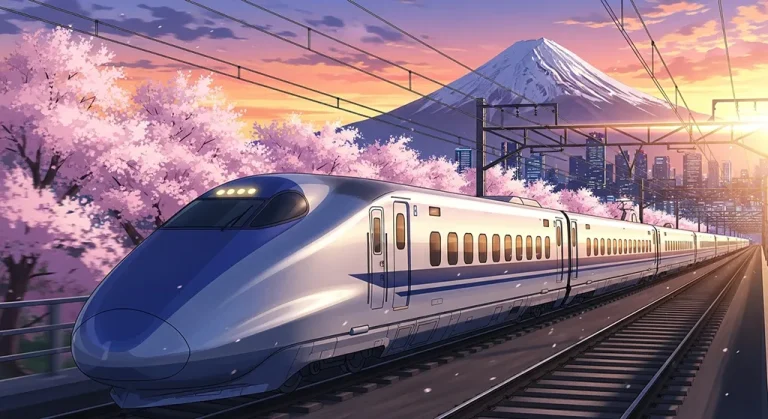 Anime train HD 4K wallpaper for laptop background and desktop display