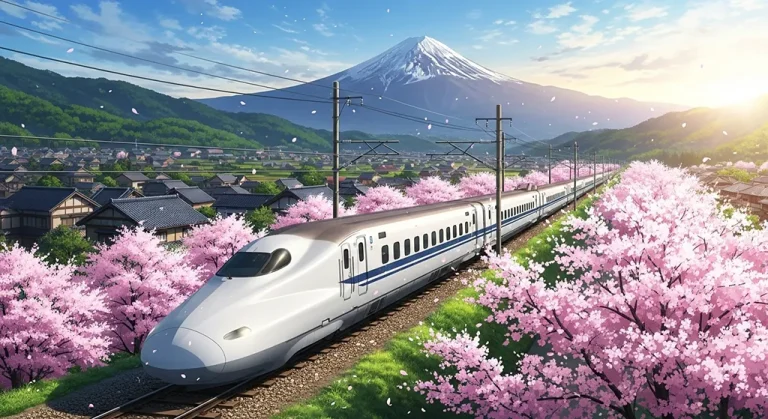 Anime railway 4K desktop wallpaper, perfect for PC and laptop use