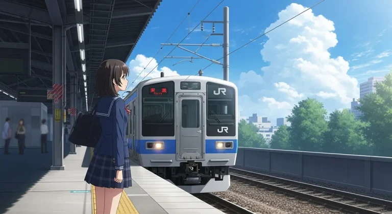 Ultra HD anime train 4K wallpaper for desktop computers and gaming laptops