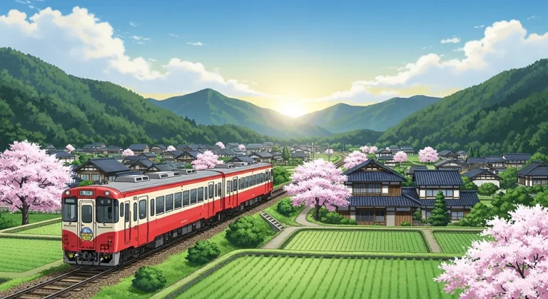 Anime train 4K HD wallpaper image for widescreen desktop PCs and laptops