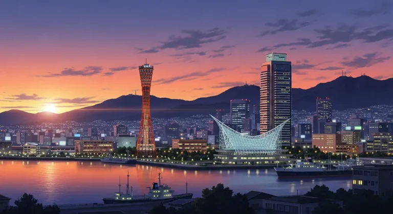 High-quality anime city ultra HD wallpaper in 4K resolution for computers