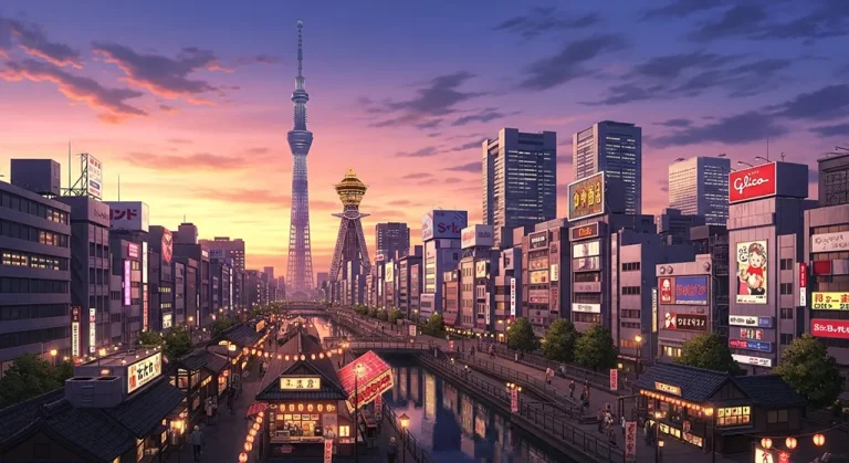 Ultra HD anime city 4K wallpaper for desktop computers and gaming laptops
