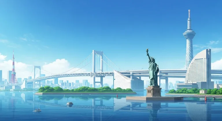 Ultra sharp anime city 4K desktop wallpaper image for widescreen laptops