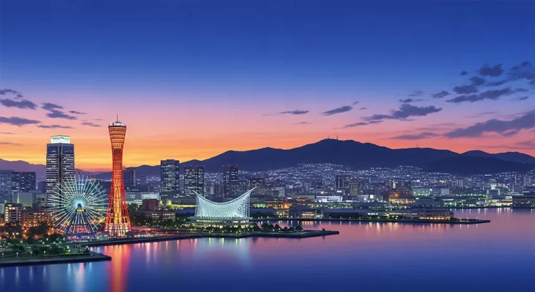 Anime city wallpaper in 4K resolution, perfect for laptop and desktop setup