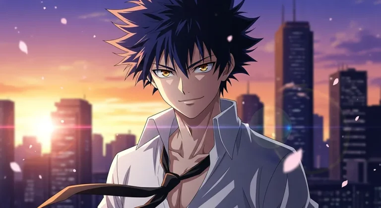 Anime boy in 4K resolution wallpaper, optimized for desktop PC and notebook