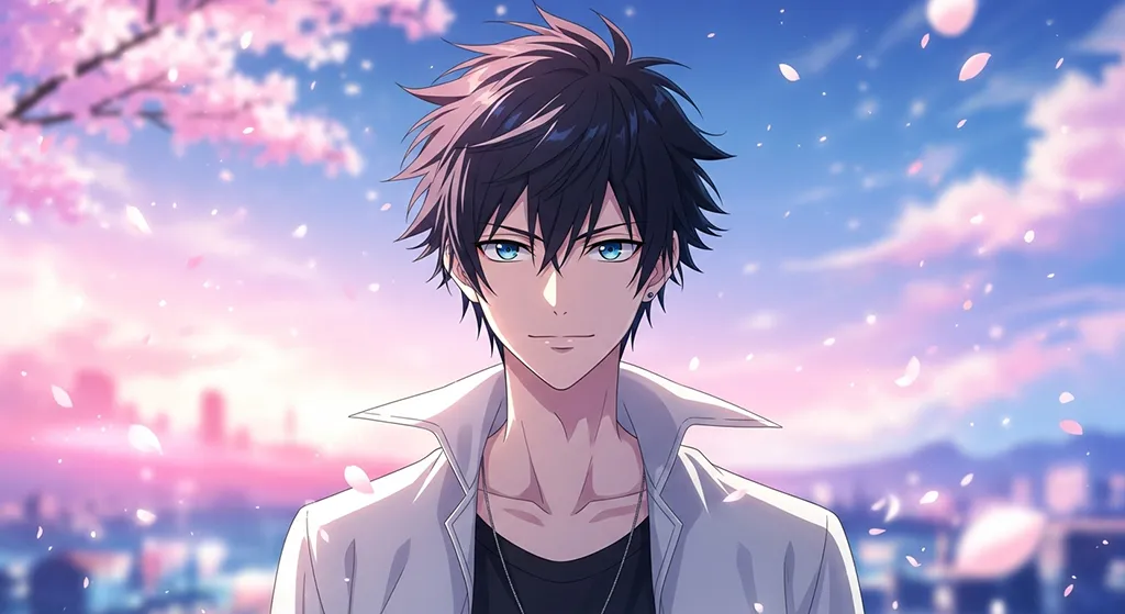 Anime boy 4K wallpaper for computer monitor and laptop background display