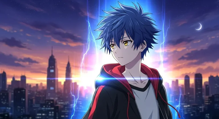 Anime boy stylish 4K desktop wallpaper for laptop background display