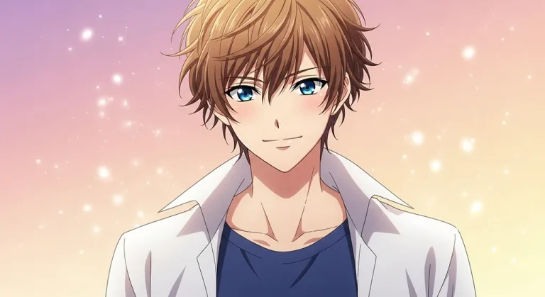 High-quality anime boy 4K wallpaper image for desktop monitor backgrounds
