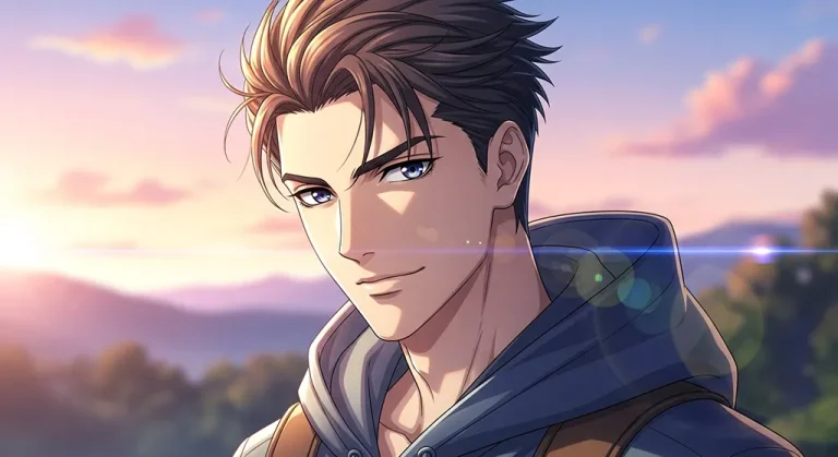 Anime boy 4K wallpaper for computer monitor and laptop background display