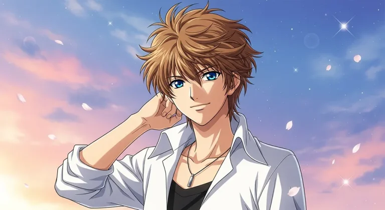 Anime boy ultra HD desktop wallpaper in 4K resolution for computer screens