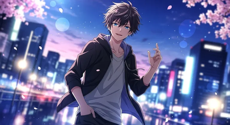 High-quality anime boy ultra HD wallpaper in 4K resolution for computers