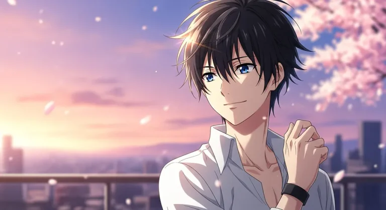 Anime boy 4K HD wallpaper image for widescreen desktop PCs and laptops