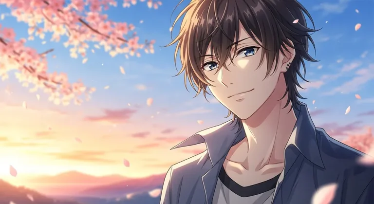 Anime boy 4K wallpaper for desktop PC and laptop, Japanese character background