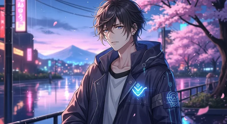 Anime boy wallpaper in 4K resolution, perfect for laptop and desktop setup
