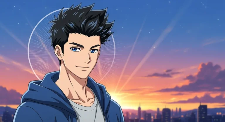 Anime boy 4K wallpaper for desktop PC and laptop, Japanese character background