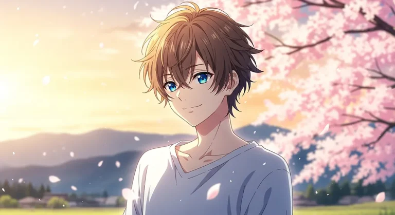 Japanese anime boy wallpaper in 4K for desktop PC and widescreen laptops