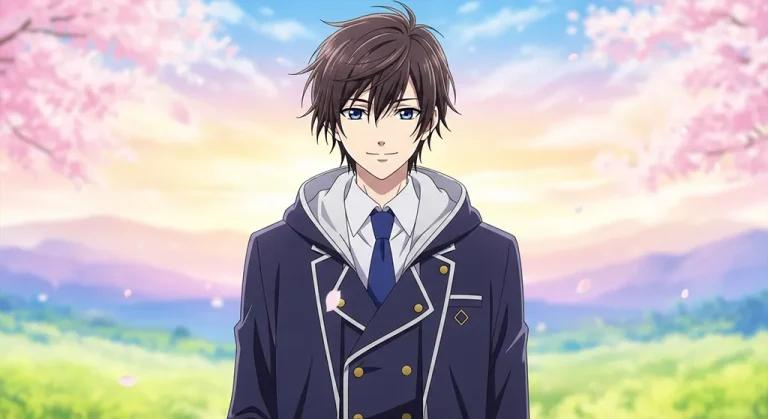 Anime boy stylish 4K desktop wallpaper for laptop background display