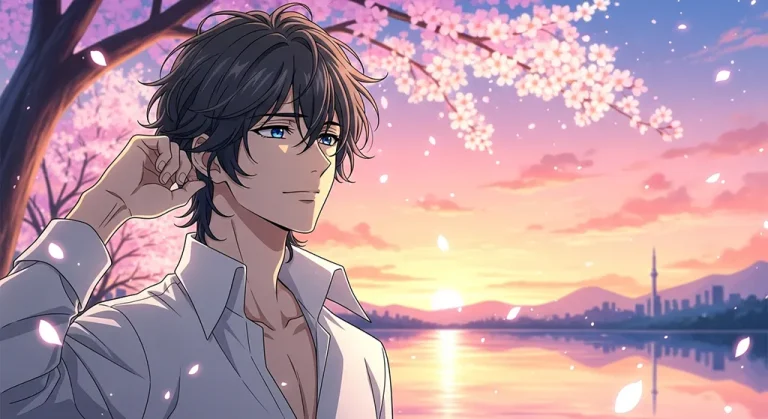 Anime boy 4K wallpaper for desktop PC and laptop, Japanese character background