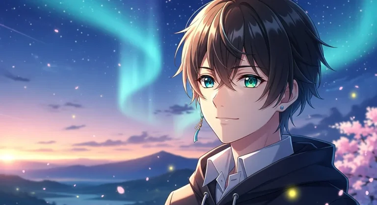 Anime boy 4K wallpaper for computer monitor and laptop background display