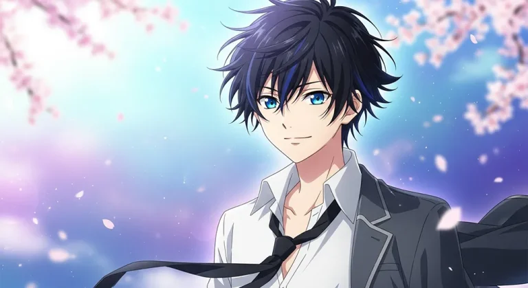 Anime boy aesthetic wallpaper in 4K ultra HD for laptop and desktop screens