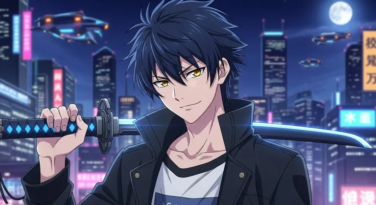 Anime boy 4K wallpaper for computer monitor and laptop background display