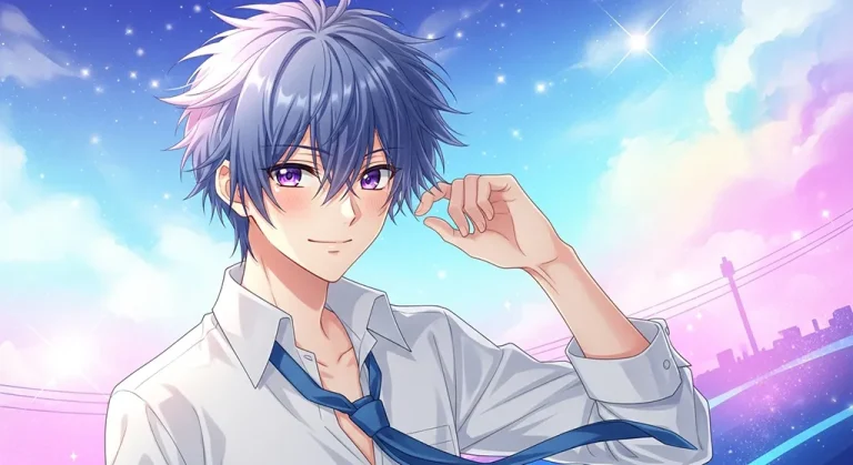 Japanese anime boy 4K background image for widescreen laptops and PCs