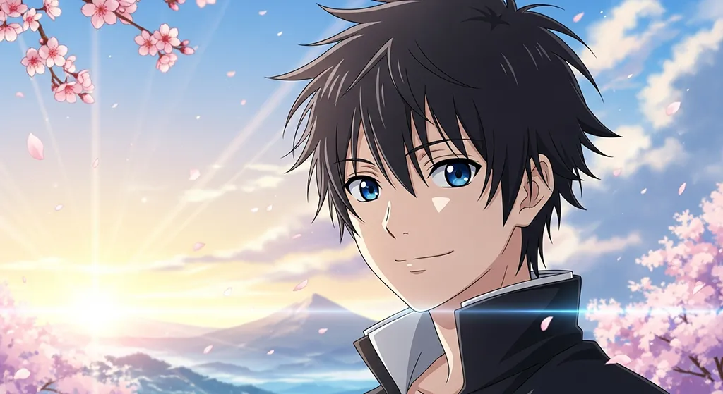 Cool Japanese anime boy HD wallpaper in 4K for laptop and desktop screens