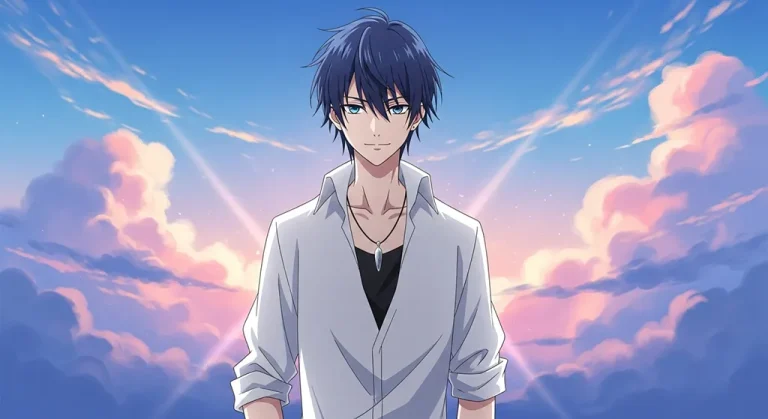 Cool Japanese anime boy HD wallpaper in 4K for laptop and desktop screens