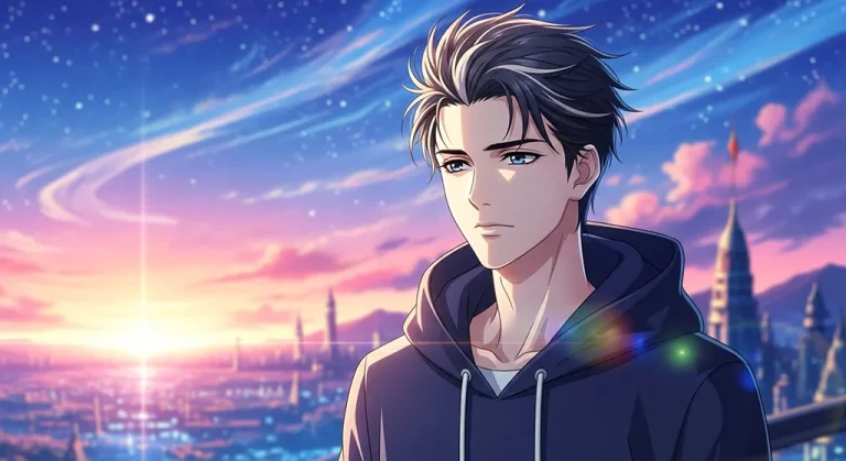 Anime boy wallpaper in 4K resolution, perfect for laptop and desktop setup