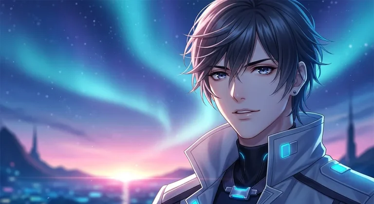 Aesthetic anime boy 4K wallpaper for computer screen backgrounds