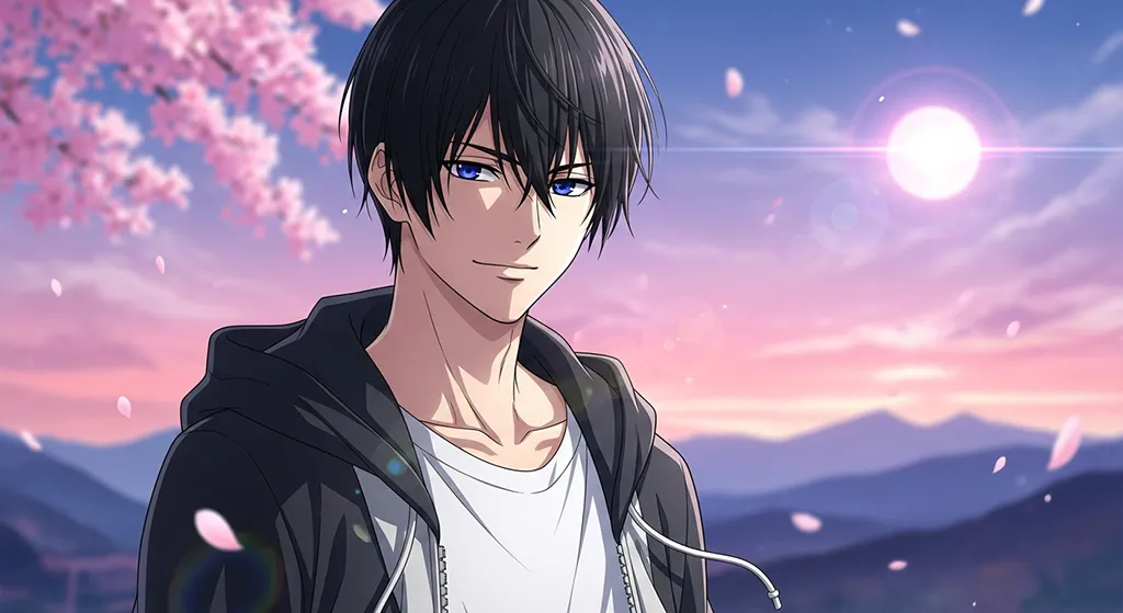 Anime boy stylish 4K desktop wallpaper for laptop background display