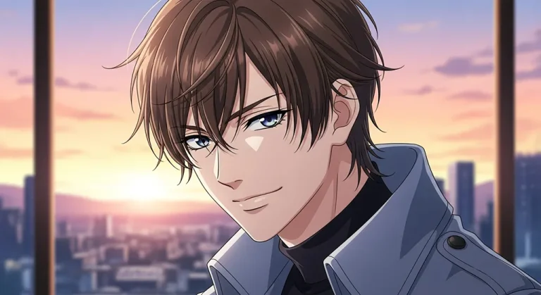 Ultra sharp anime boy 4K desktop wallpaper image for widescreen laptops