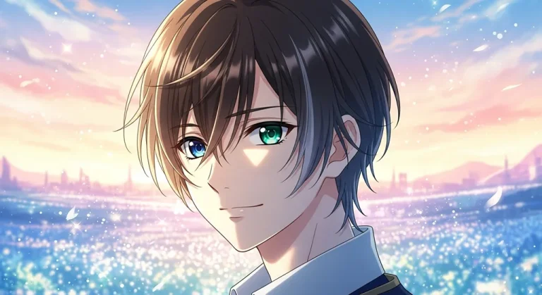 Ultra sharp anime boy 4K desktop wallpaper image for widescreen laptops