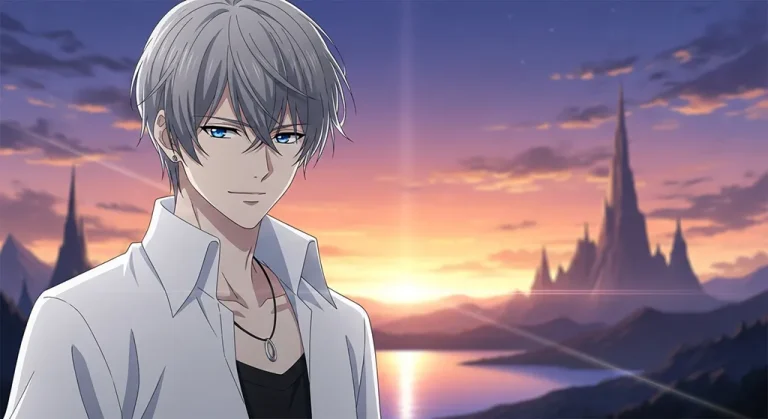 Anime boy stylish 4K desktop wallpaper for laptop background display