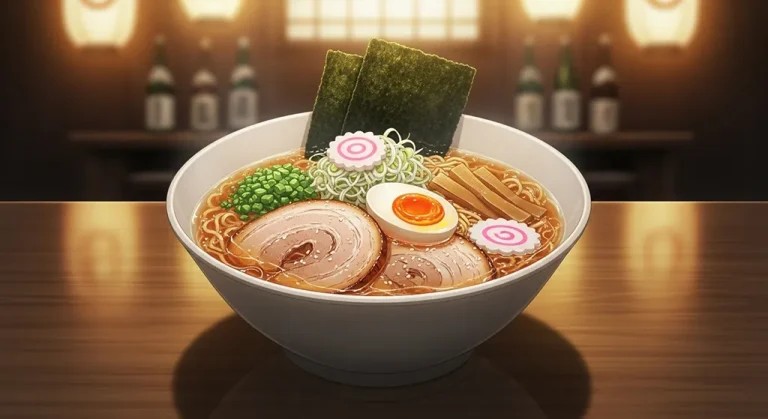 Japanese anime cuisine 4K background image for widescreen laptops and PCs