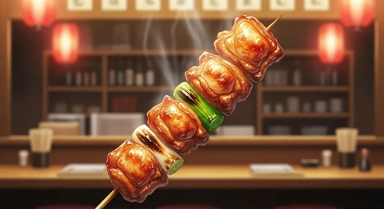 Cool anime food 4K wallpaper design for laptops and desktop PCs