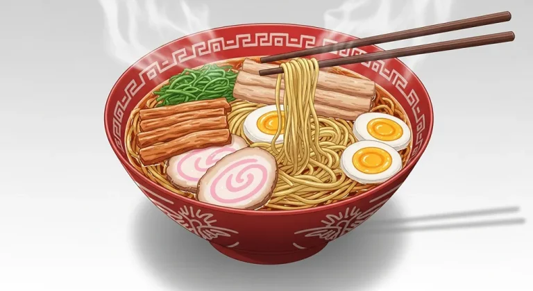 Anime food in 4K resolution wallpaper, optimized for desktop PC and notebook