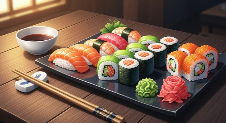 Anime food stylish 4K desktop wallpaper for laptop background display