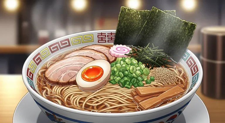 Anime food stylish ultra HD 4K background wallpaper for desktops and PCs