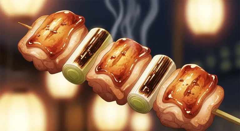 Cool anime food 4K wallpaper design for laptops and desktop PCs