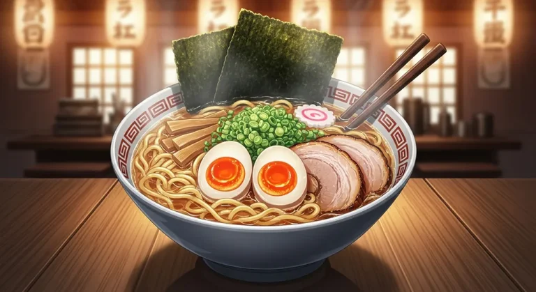 Anime food stylish 4K desktop wallpaper for laptop background display
