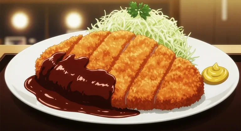 High-resolution anime food 4K background image for desktop monitors and laptops