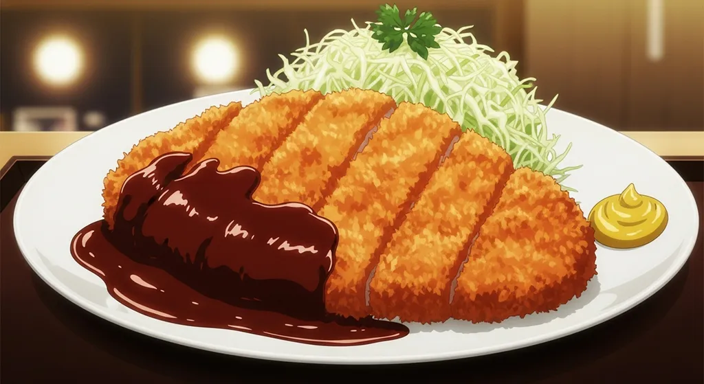 High-resolution anime food 4K background image for desktop monitors and laptops