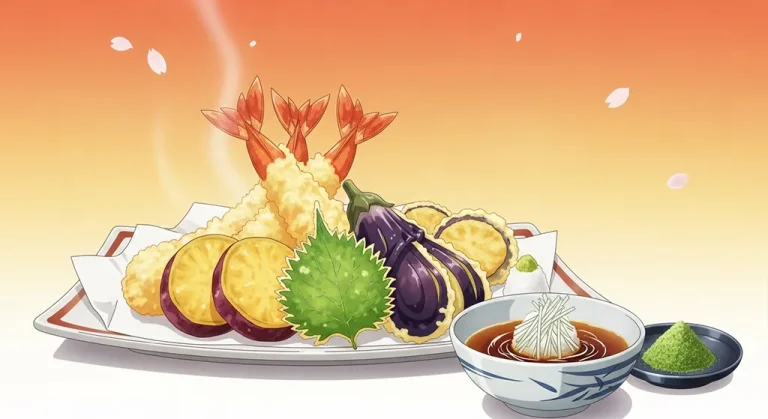 Anime food 4K wallpaper for computer monitor and laptop background display