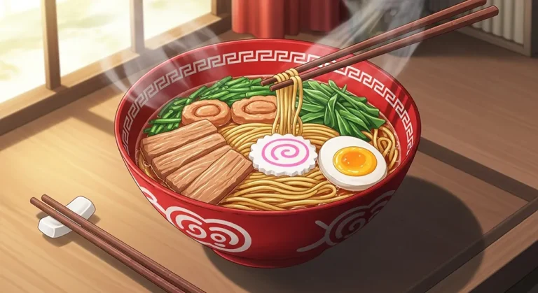 Anime food ultra HD desktop wallpaper in 4K resolution for computer screens