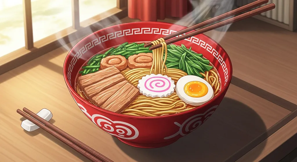 Anime food ultra HD desktop wallpaper in 4K resolution for computer screens