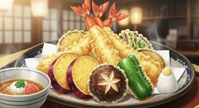 Anime food stylish 4K desktop wallpaper for laptop background display