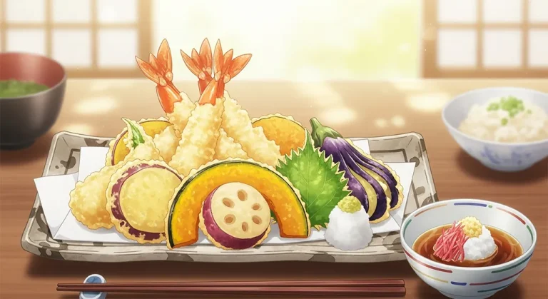 Anime food wallpaper in 4K resolution, perfect for laptop and desktop setup