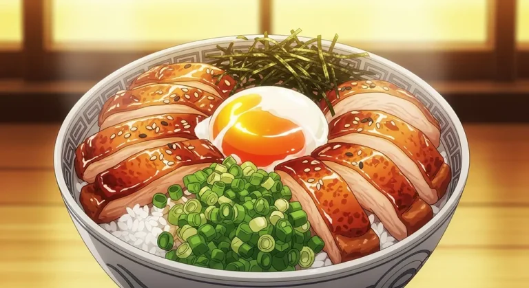 Japanese anime-inspired food wallpaper in 4K for PC and laptop monitors